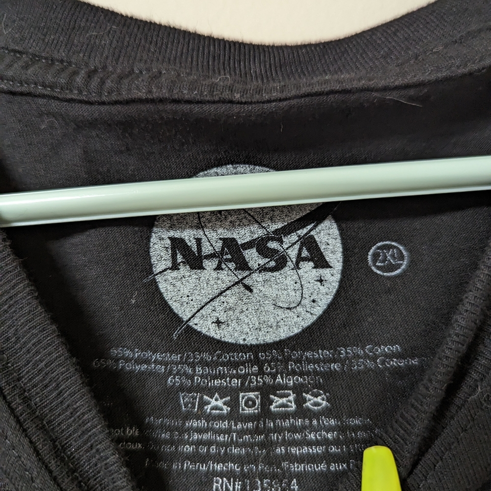 Men's NASA Tee, 2XL - Picture 3 of 3